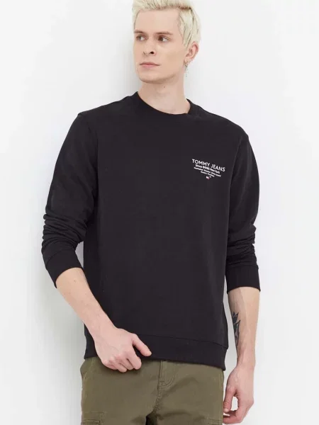 Melegítő felső Tommy Jeans fekete