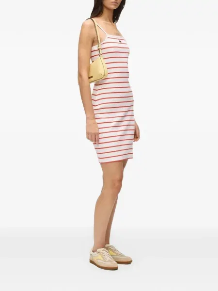 Rochie Karl Lagerfeld din jerseu alb