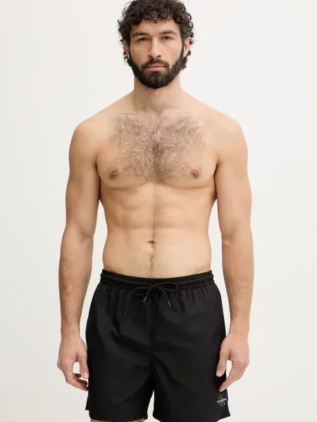 Calvin Klein kopalne kratke hlače črna