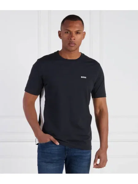 BOSS GREEN Tricou Tee Tape | Custom fit verde