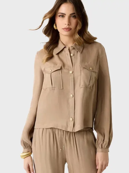Сорочка Guess бежева