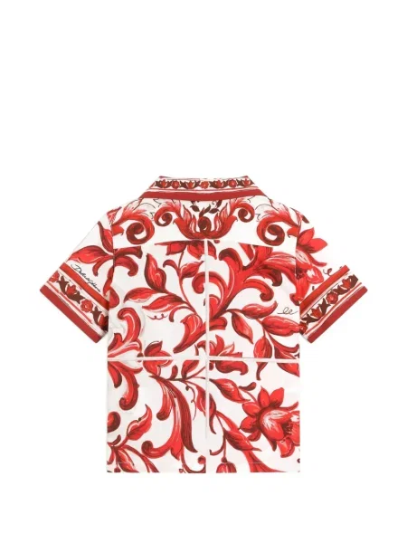 Dětska košile Dolce & Gabbana bílá