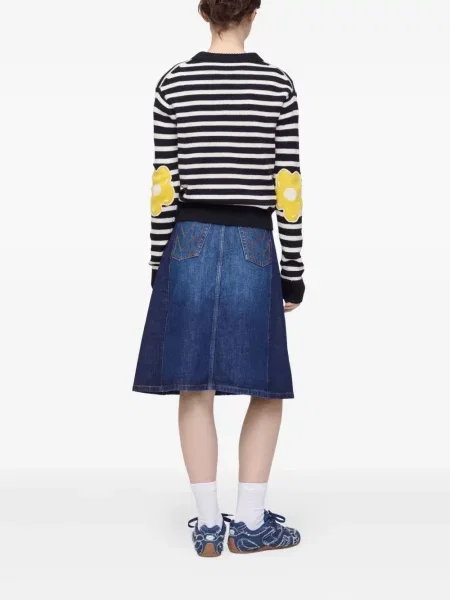 Pulover Marc Jacobs cu dungi negru