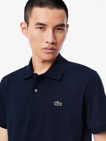 Поло Lacoste синій