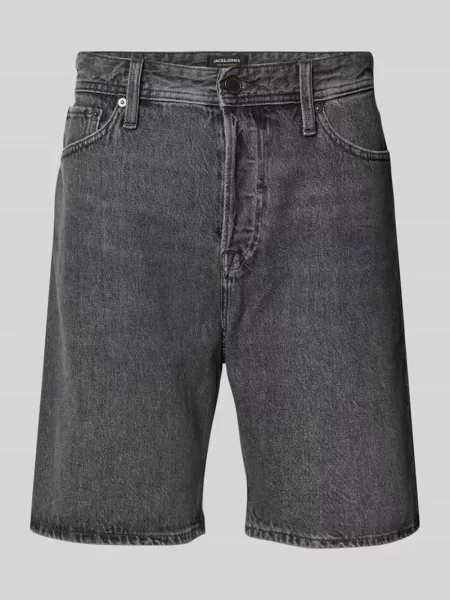 Szorty jeansowe o luźnym kroju z 5 model ‘TONY’ Jack & Jones czarne
