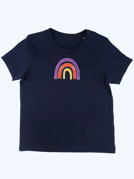 MelaDi Majica Regenbogen mornarsko plava
