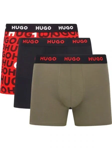 Hugo 3 db-os boxeralsó szett piros