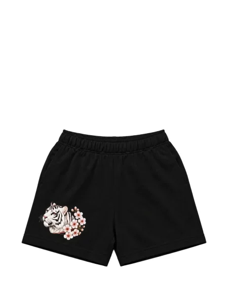 Pantaloni scurți Melt cu imagine cu dungi de tigru negru