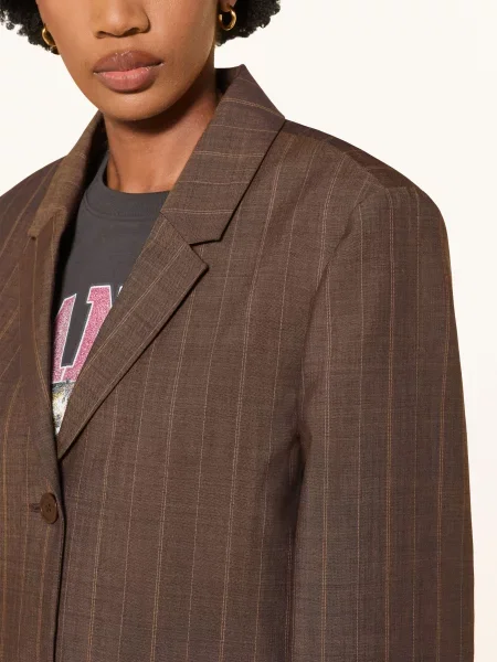 Ganni Marynarka braun