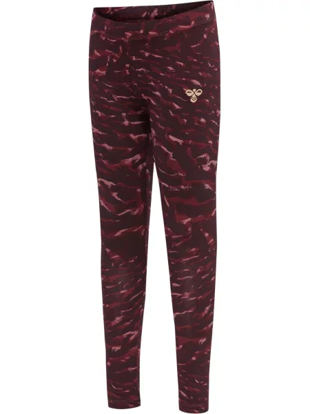 Legginsy dziewczęce Hummel Didde czerwone