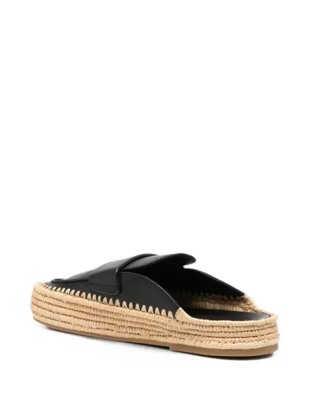 Papuci tip mules Paloma Barcelo din piele negru