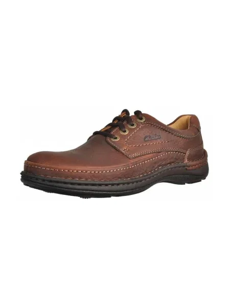 Pantofi derby Clarks maro