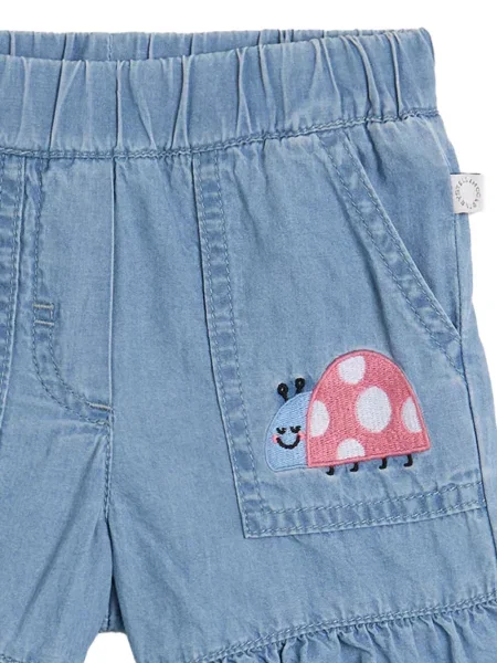 Szorty dziecięce Stella Mccartney niebieskie