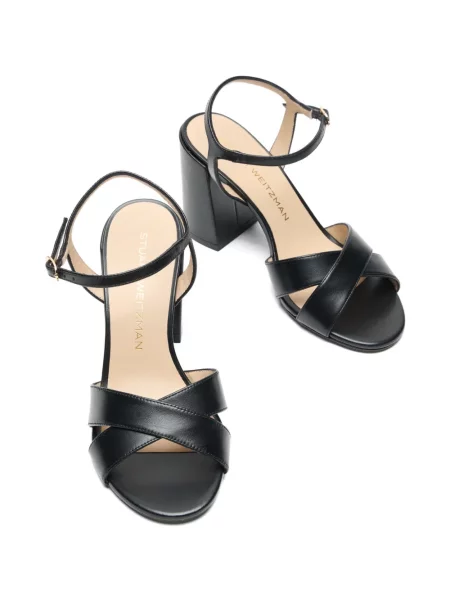 Sandale Stuart Weitzman cu bretele negru