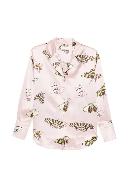 Pidžama Olivia Von Halle s printom ružičasta