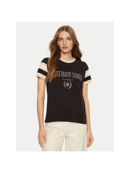 Guess Футболка Regular Fit коричневий