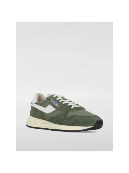 Sneakersy Autry zamszowe casual zielone