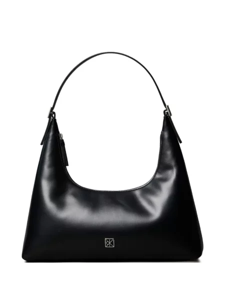 Geanta de piele Calvin Klein din piele negru