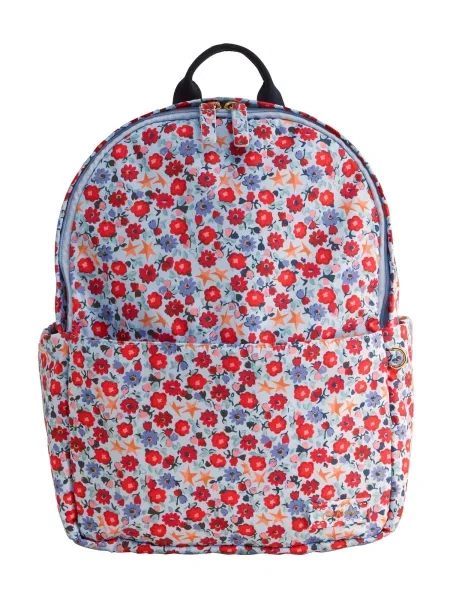Cath Kidston Ruksak safirno plava / svijetloplava / narančasta / vatreno crvena