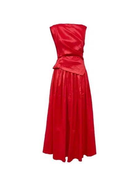 Rochie Acler drapată roșu