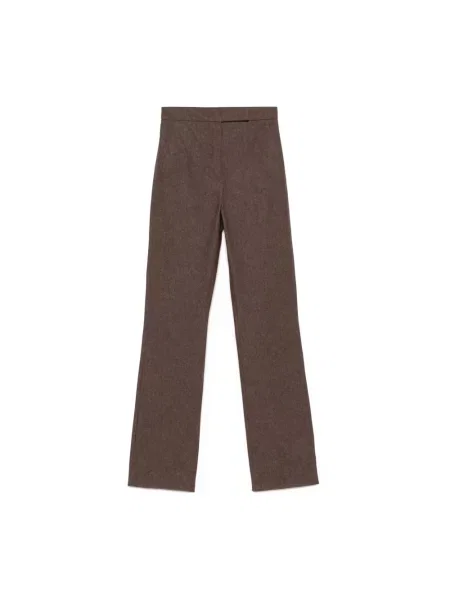 Spodnie Max Mara brązowe
