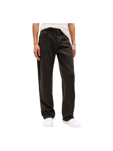 Spodnie Tommy Jeans czarne