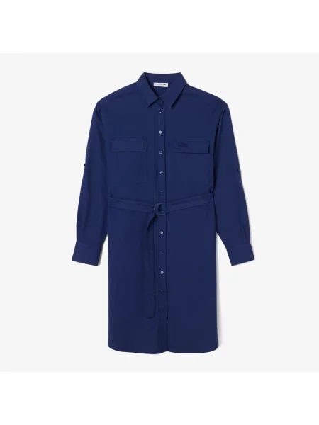 Lacoste Sukienka Lacoste niebieska