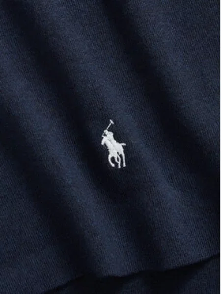 Set šal i kapa Polo Ralph Lauren Tamnoplava plava
