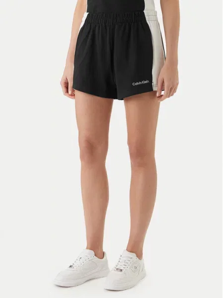 Calvin Klein Swimwear Szorty materiałowe czarny