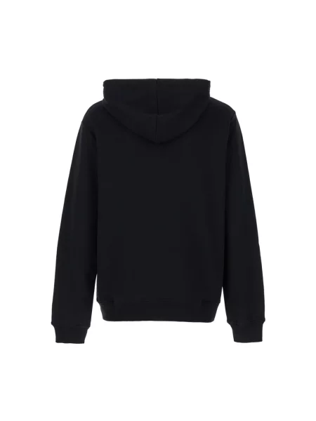 Bluza z kapturem A.p.c. z kapturem z logo czarna