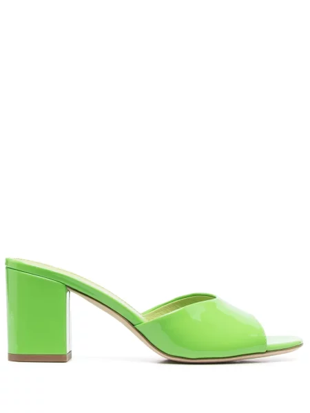 Sandale Paris Texas din piele verde