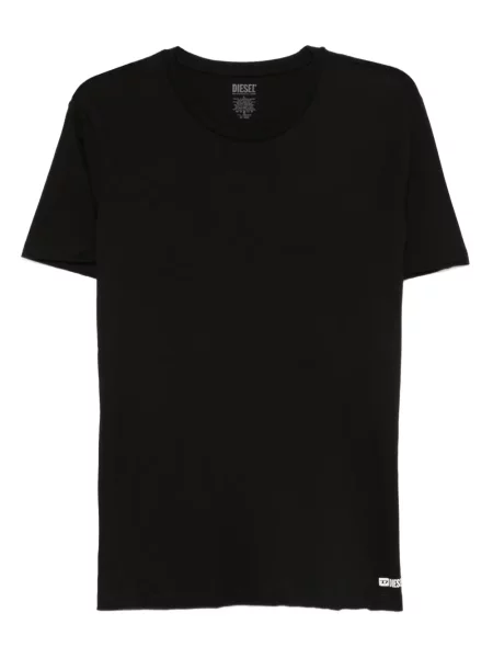 Tricou Diesel cu decolteu rotund negru