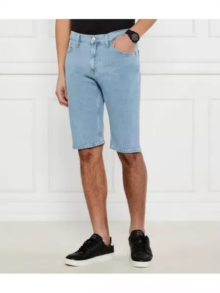Tommy Jeans De blugi pantaloni scurți Ryan albastru