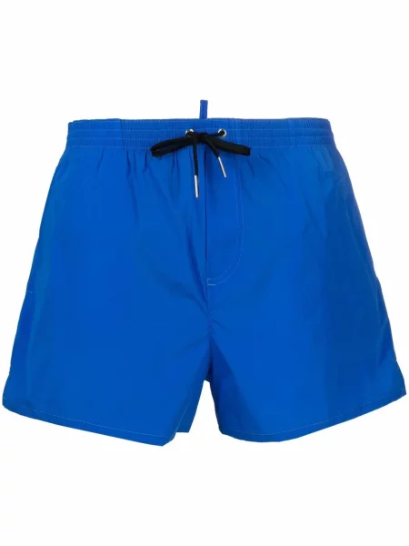 Slip de baie Dsquared2 cu imagine albastru