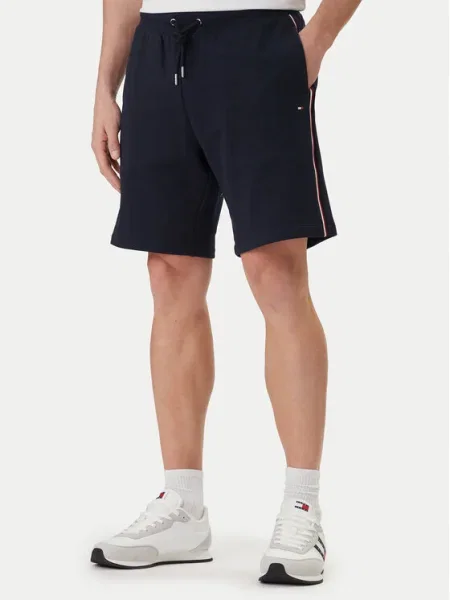 Tommy Hilfiger Sport rövidnadrág Global Stripe Sötétkék
