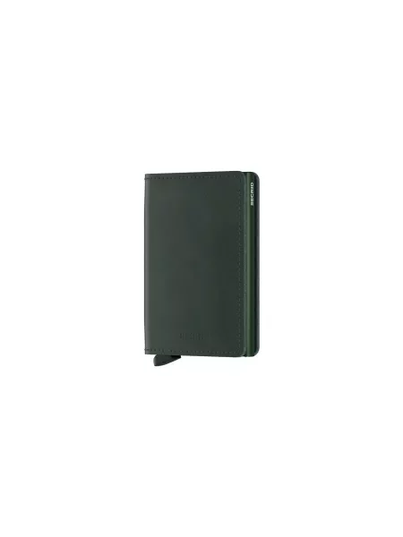 Secrid Portfel skórzany M.Green-Green zielony