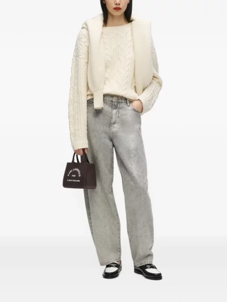 Geantă shopper Karl Lagerfeld maro