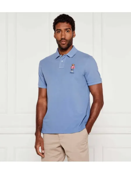 POLO RALPH LAUREN Tenisz póló | Custom slim fit kék