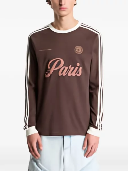 Lung geacă cămașă Adidas cu model camuflaj maro