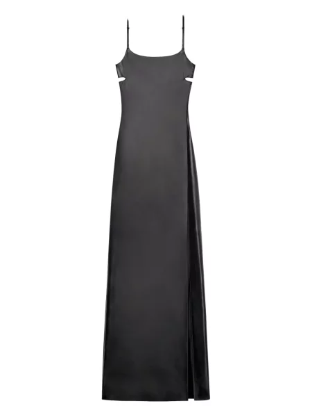 Rochie maxi Courreges lungă de costum negru