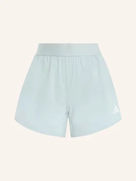 Adidas Tréninkové Šortky Pacer Workout Flex Woven světle zelená bílá