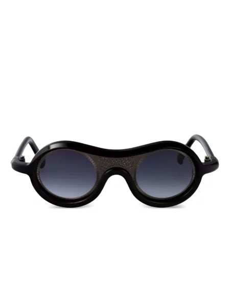 Ochelari de soare rotunzi Yohji Yamamoto negru