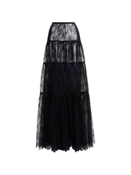 Maxi sukně Elie Saab černé