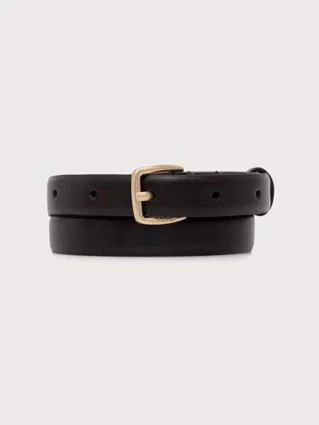 Calvin Klein pas usnjeni rjava
