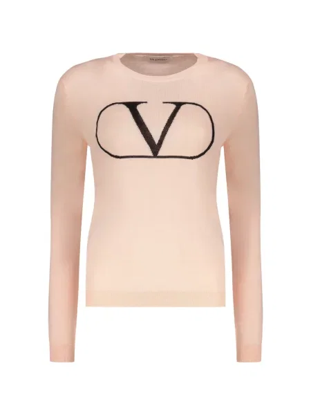 Pulover Valentino Garavani de lână roz