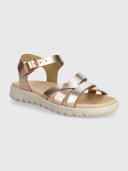 Geox Sandale J Sandal Soleima Gir M Ružičasto zlato ružičasta