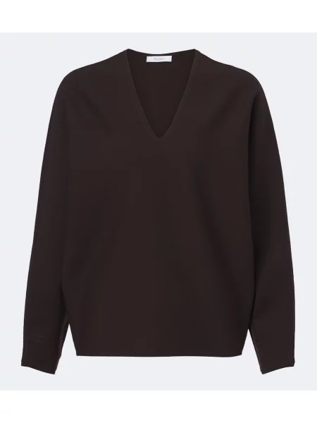 Pulover Max Mara de lână maro