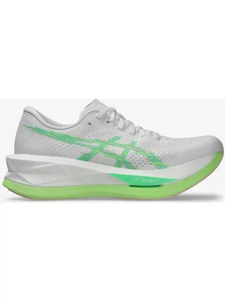 Buty do biegania ASICS Sonicblast biało-zielone białe