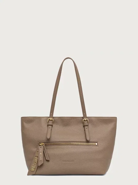 Love Moschino geantă shopper pentru femei cu imitație de piele bej
