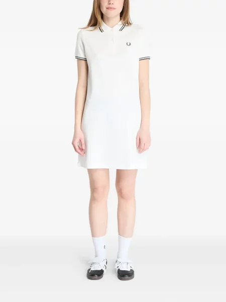 Rochie mini Fred Perry de costum alb
